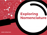 preview image: title "Exploring Nomenclature" inside magnifying glass