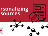 text: "Personalizing Resources" with 3 molecular models - preview image