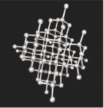 Crystal structure of diamond