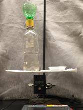 Vernier force sensor assembly for iron spheres and liquid nitrogen calorimetry experiment