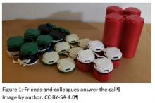 Stacks of can carriers