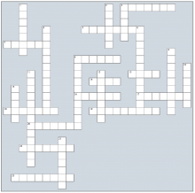 blank Nobel Prize 1901 -1909 crossword puzzle 