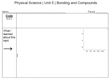 student tracking sheet for learning targets, grades and new knowledge