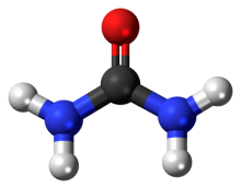 ball and stick structure of urea