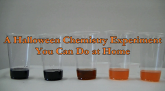 orange and black experiment set up