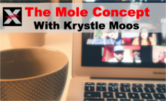 text: The Mole Concept with Krystle Moos